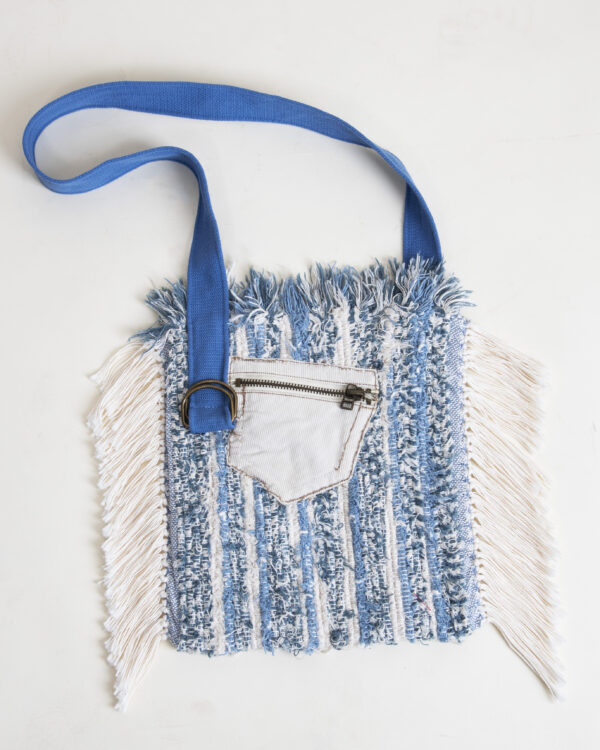 Fluffy Blue Tote Bag, 12x15 - Image 2