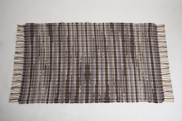 Cotton Rug, Browns & Greys, 48x28 - Image 2