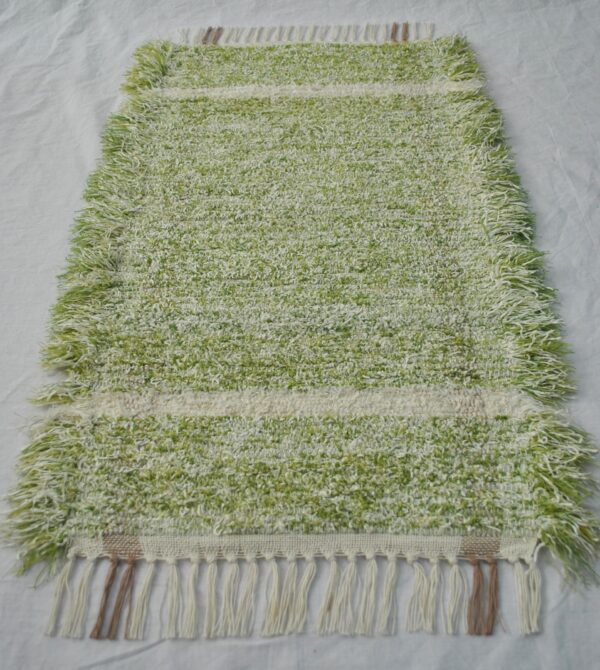 Fluffy Rug, Apple Green, 35x20 - Image 6