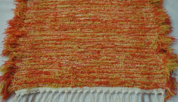 Fluffy Rug, Spicy Orange, 33x19 - Image 4