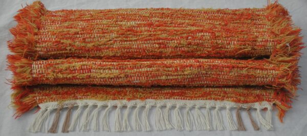 Fluffy Rug, Spicy Orange, 33x19 - Image 3